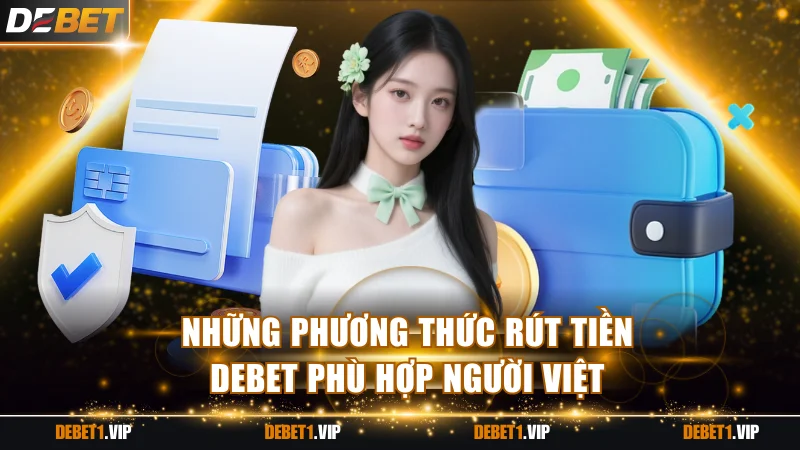 Những phương thức rút tiền DEBET phù hợp người Việt
