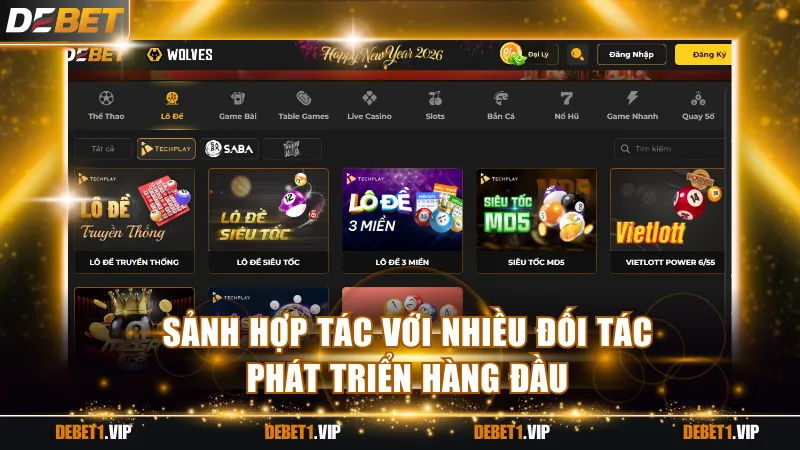 Sảnh hợp tác với các nhà cung cấp lớn và uy tín hàng đầu 