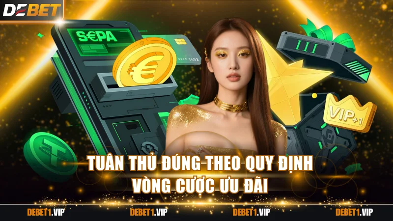 Tuân thủ đúng theo quy định vòng cược ưu đãi